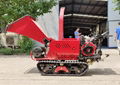 Mini crawler self propelled type wood shredder 6