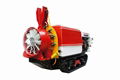 Self propelled crawler air blast power sprayer   