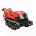 remote control garden crawler tracot with air balst power sprayer 6