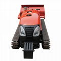 remote control garden crawler tracot with air balst power sprayer