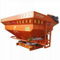 PTO driven double disc gearbox fertilizer spreader