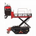 mini crawler garden electric power work platform  3