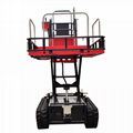 multifunction crawler garden electric work platform  6