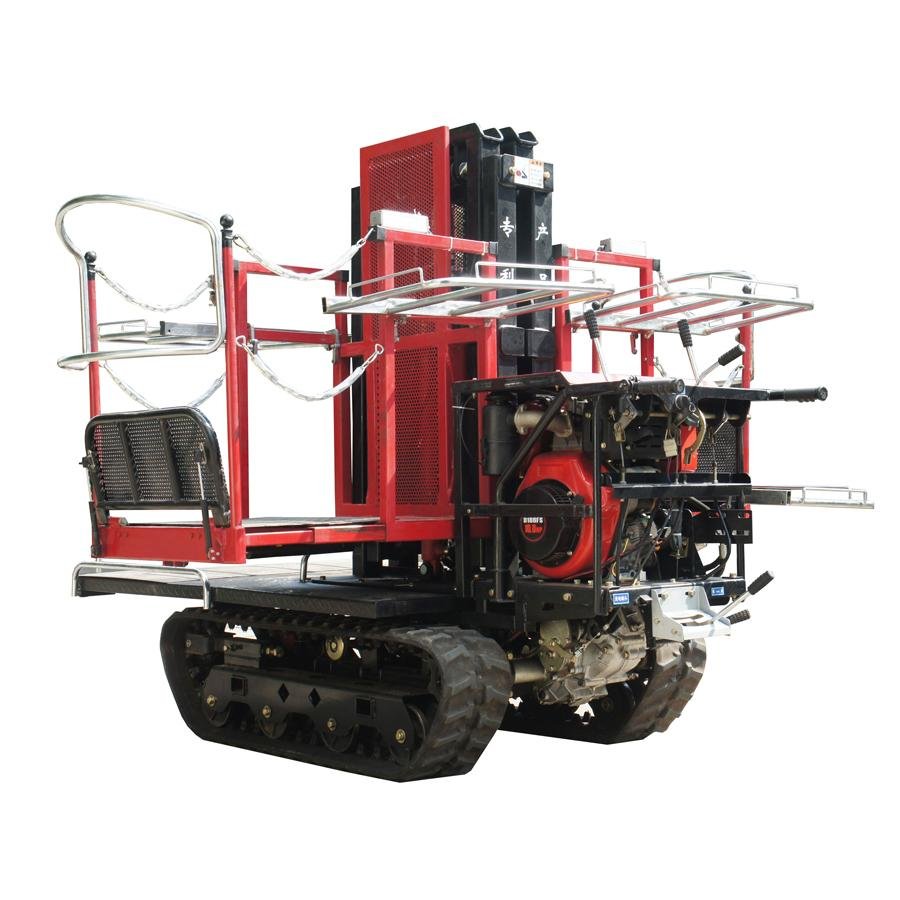 mini crawler type garden diesel engine work platform 4