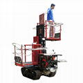 crawler type garden diesel engine transporter work platform