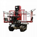 crawler type garden diesel engine transporter work platform