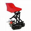 Mini Crawler type Pista Dumper with lift container 