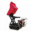 Mini Crawler type Pista Dumper with lift container 