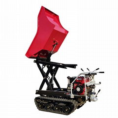 Mini Crawler type Pista Dumper with lift container