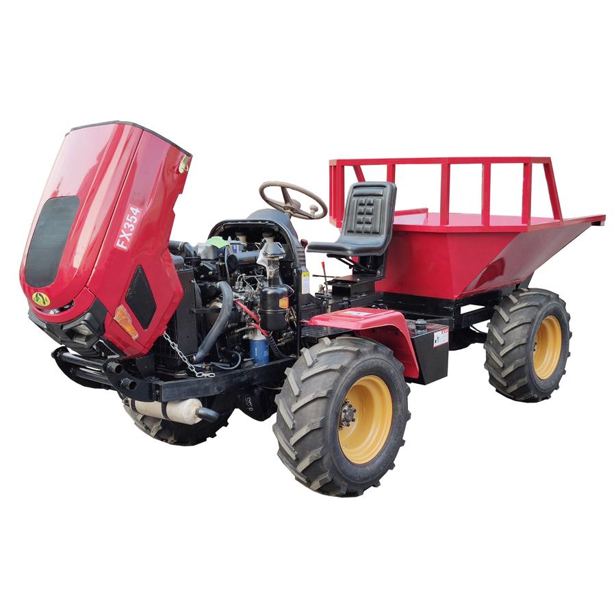 palm garden Agricultural articulated transporter tractor 3