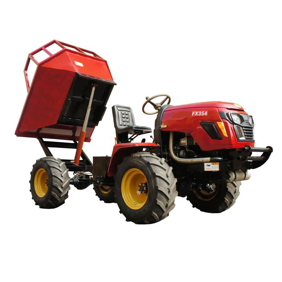 palm garden Agricultural articulated transporter tractor 4