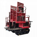 crawler type garden diesel engine transporter work platform