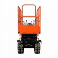 mini crawler gas engine hydraulic lift work platform 