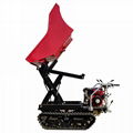 Mini Crawler type Dumper with lift container  4