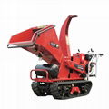 Mini Mobile Garden Wood Chipper with Pneumatic pruning 2