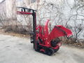 Mini Mobile Garden Wood Chipper with Pneumatic pruning 18