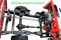 Mini wheel type  diesel engine garden air blast sprayer   