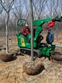crawler Tree spade or tree transplanter used in Garden 7