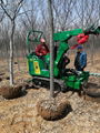 crawler Tree spade or tree transplanter used in Garden