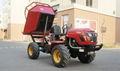 4WD Triangular Tracked transporter Tractor