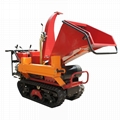 Mini Crawler moving leaf shredder 7