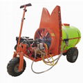 柴油轮式自走式果园风送迷雾打药机