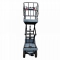 electric Self-Propelled hydraulic lift Trolley for greenhouse