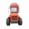 Palm Garden 4WD Articulated Transport Tractor with lift container