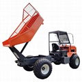 Palm Garden 4WD Articulated Transport Tractor with lift container