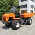 Palm Garden 4WD Articulated Transport Tractor with lift container