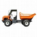 High Lifting container 4WD Palm Oil Tractor 2