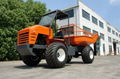 Palm garden transport tractor for muddy forests and marshes