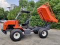 Palm garden transport tractor for muddy forests and marshes