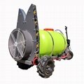 Mini orchard pesticide sprayer fan system