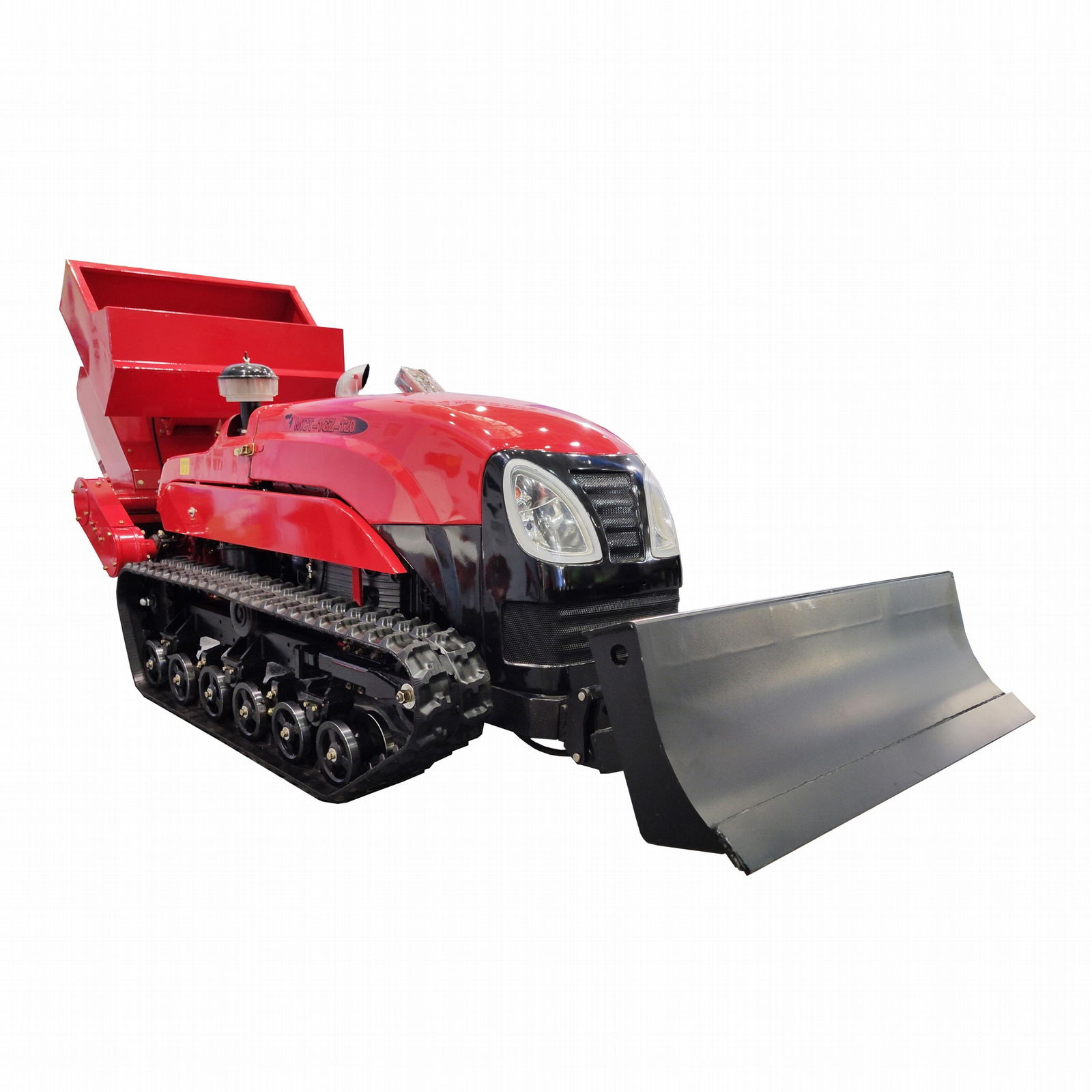 remote control garden crawler tracot with air balst power sprayer 2