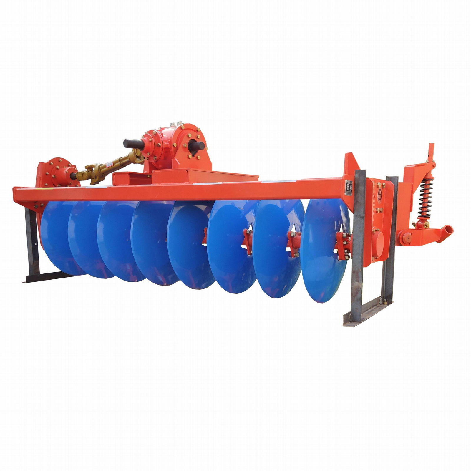 Tractor mounted drive disc plow 5