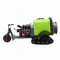 Triangular track garden sprayer