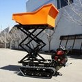  palm oil garden Crawler type dumper with lift container 14
