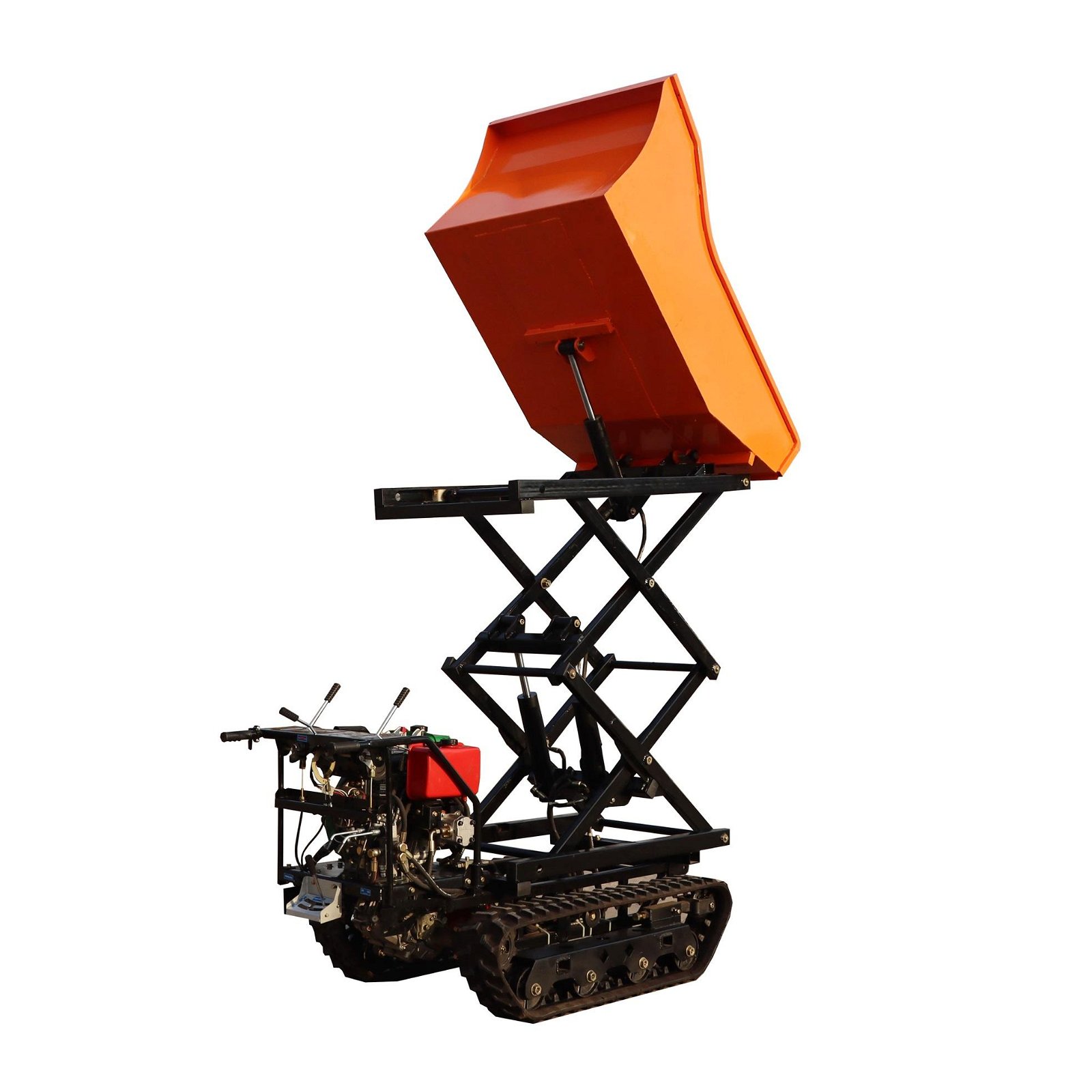  palm oil garden Crawler type dumper with lift container 4