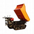  palm oil garden Crawler type dumper with lift container