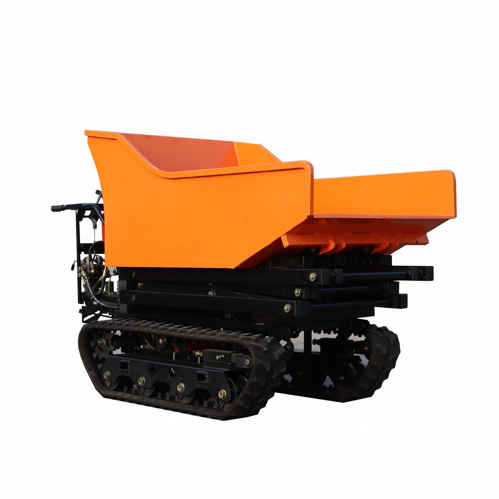  palm oil garden Crawler type dumper with lift container 2
