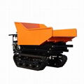  palm oil garden Crawler type dumper with lift container 2