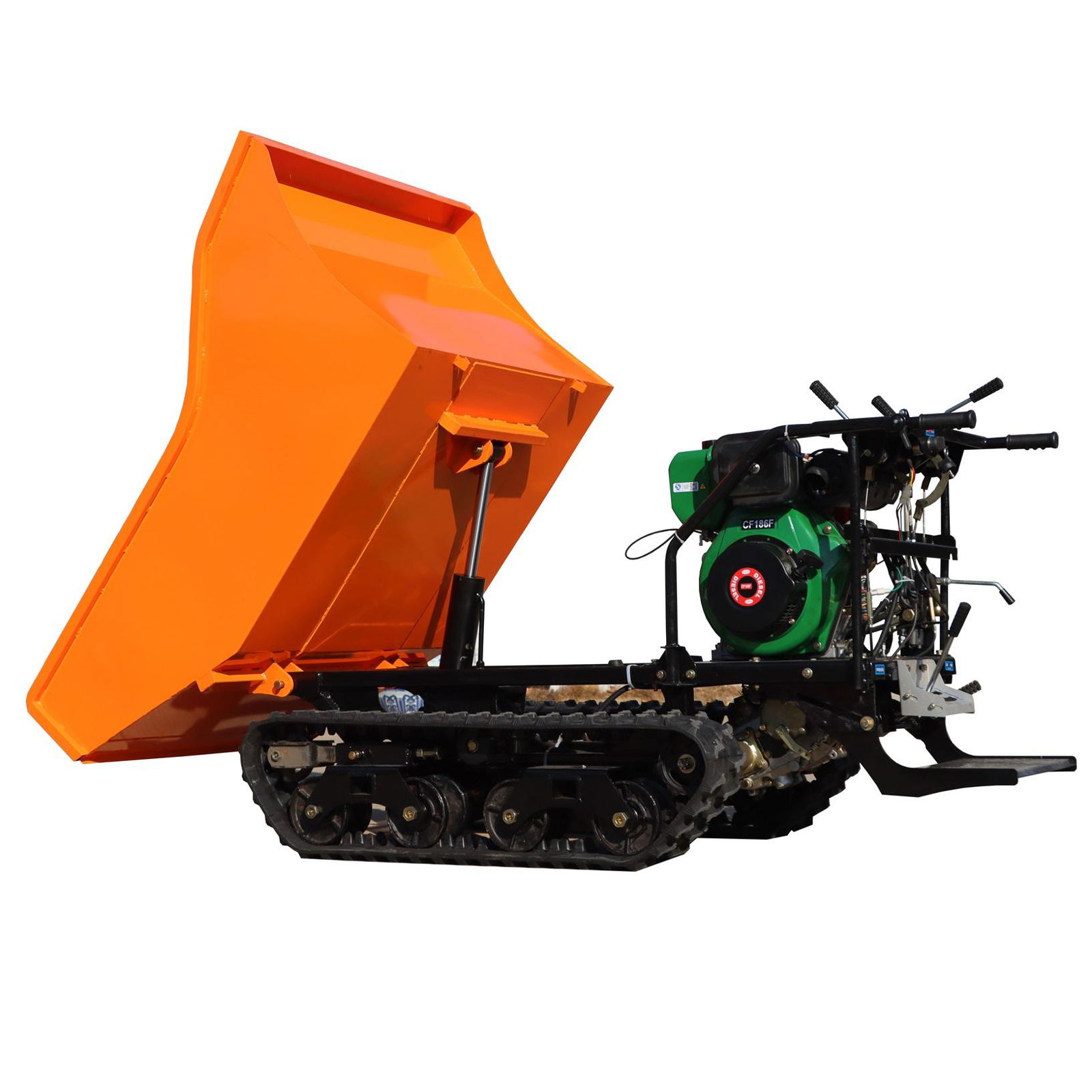 mini transporter crawler dumper for palm garden 5