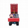 rubber track palm garden transporter with scissor lift