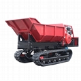 rubber track palm garden transporter with scissor lift