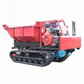 rubber track palm garden transporter with scissor lift