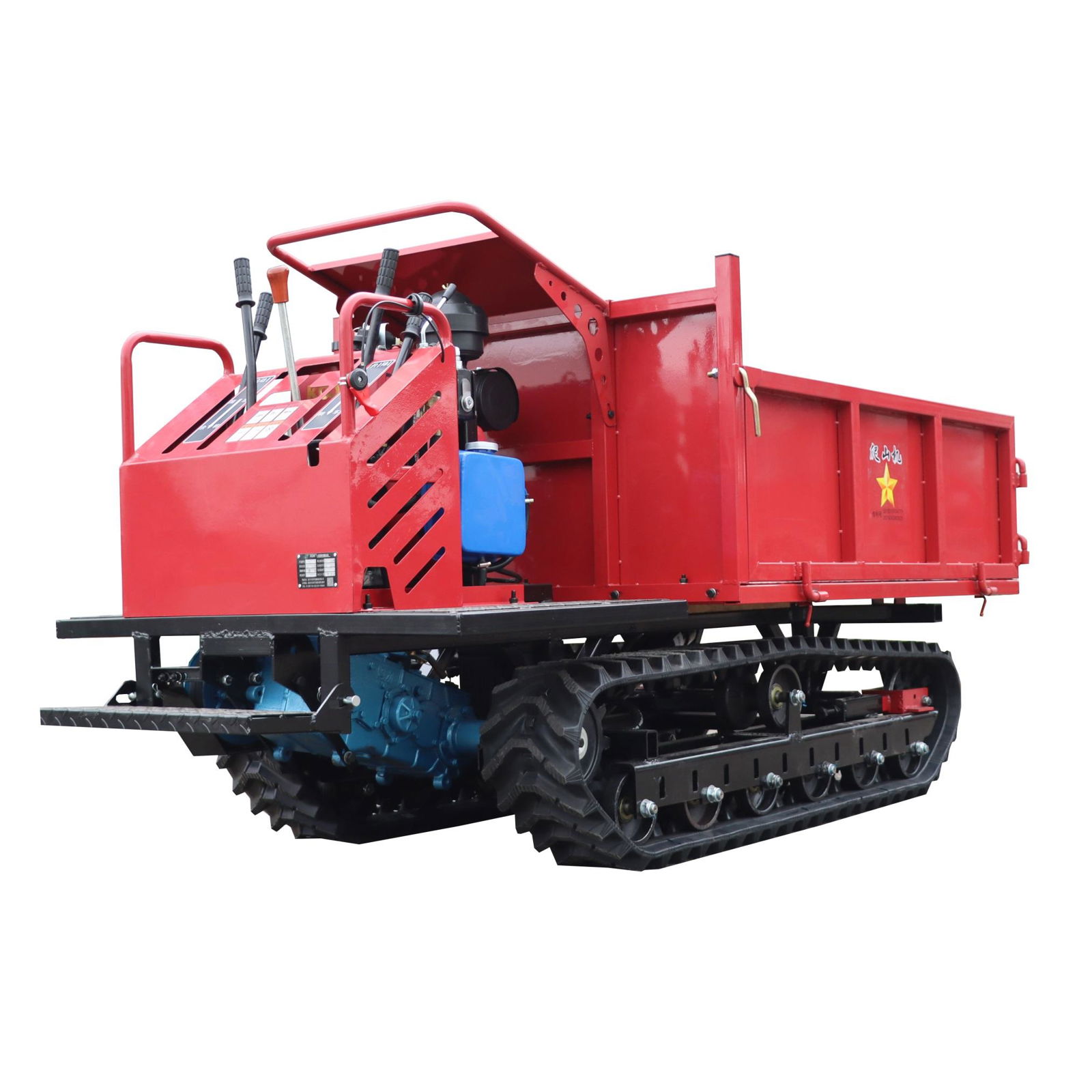 small rubber tracked swamps tipper 5
