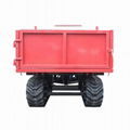 small rubber tracked swamps tipper