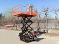 mini crawler gas engine hydraulic lift work platform  12