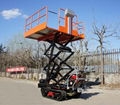 mini rubber track garden lift platform